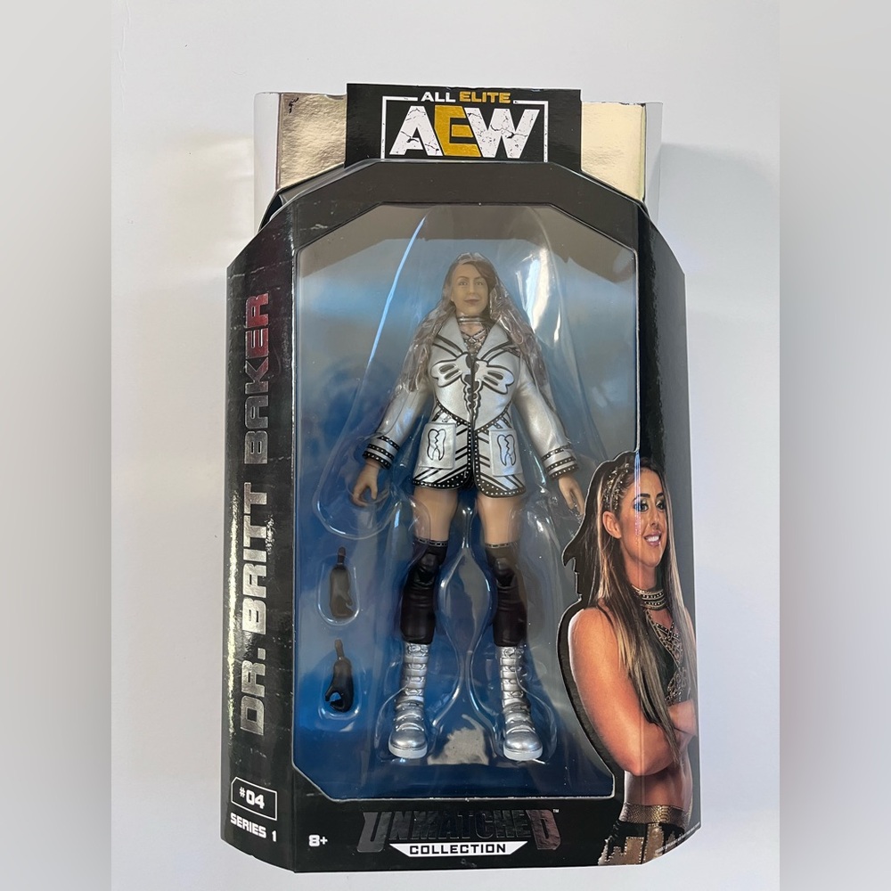 AEW Dr. Britt Baker silver unmatched collection series 1 #4
